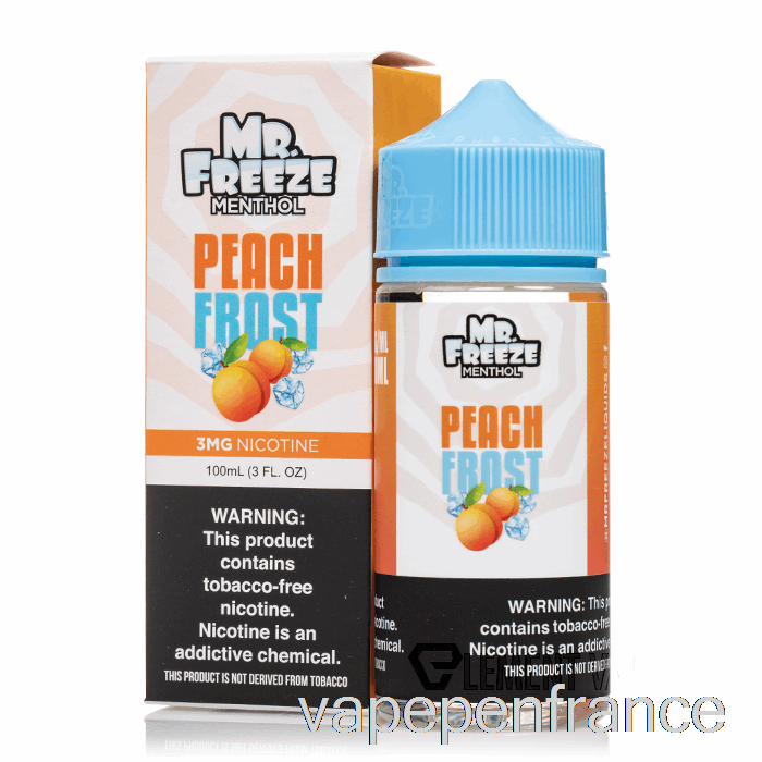 Peach Frost - Mr Freeze - Stylo Vape 100 Ml 6 Mg